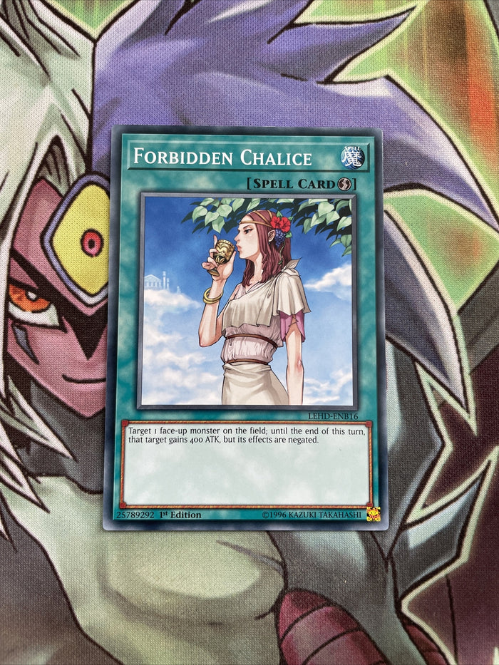 LEHD-ENB16 Forbidden Chalice Common 1st Edition NM Yugioh Card