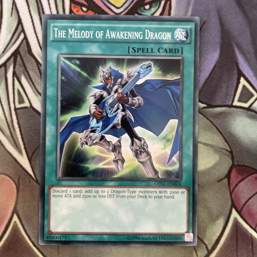 OP02-EN024 The Melody Of Awakening Dragon Common UNL Edition NM Yugioh