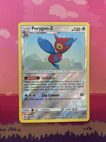 Pokemon Card Porygon-Z Burning Shadows  Reverse Holo Rare 105/147 NM