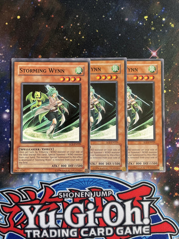 EOJ-EN029 x3 Storming Wynn Common Playset Yugioh