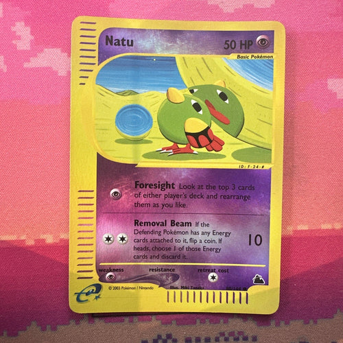 Pokemon Card Natu Skyridge Reverse Holo 80/144 NM