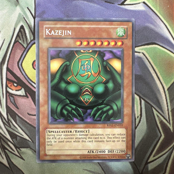 RP01-EN031 Kazejin Rare Unlimited Edition NM Yugioh Card