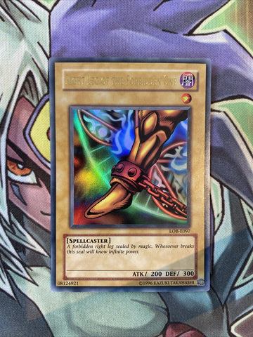 LOB-E097 Right Leg Of The Forbidden One Ultra Rare Unl Edition NM Yugioh Card