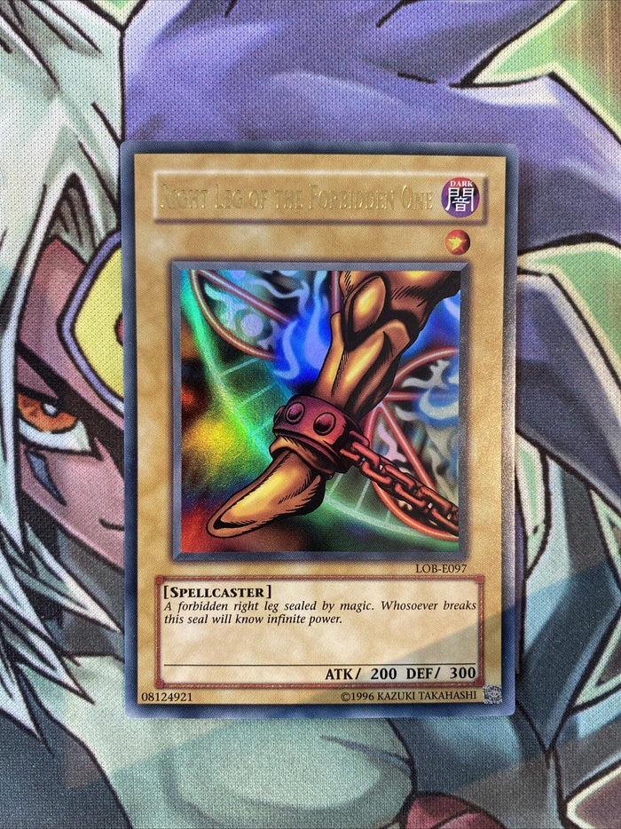 LOB-E097 Right Leg Of The Forbidden One Ultra Rare Unl Edition NM Yugioh Card