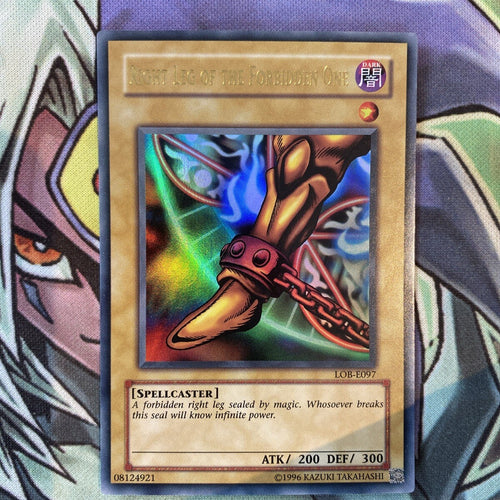 LOB-E097 Right Leg Of The Forbidden One Ultra Rare Unl Edition NM Yugioh Card