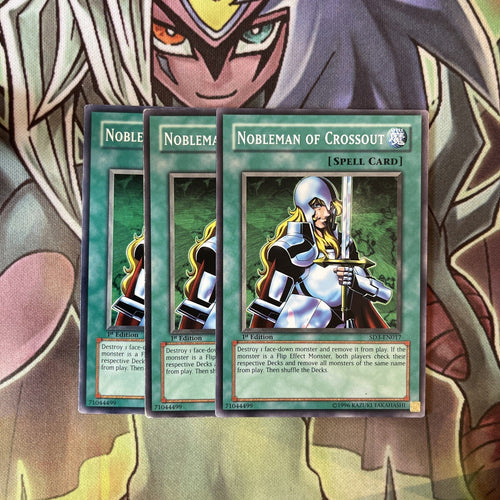 SD3-EN017 x3 Nobleman of Crossout Common Excellent Condition Yugioh