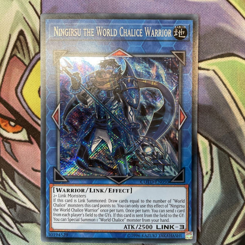 COTD-EN050 Ningirsu The World Chalice Warrior Secret Unl Edition NM Yugioh Card