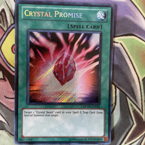 RYMP-EN052 Crystal Promise Secret Rare Unlimited Edition NM Yugioh Card