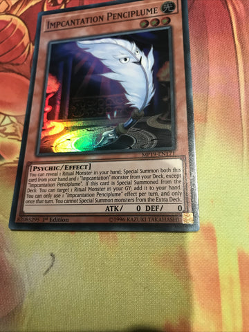 MP19-EN171 Impcantation Penciplume Super Rare 1st Edition Mint YuGiOh Card (back)