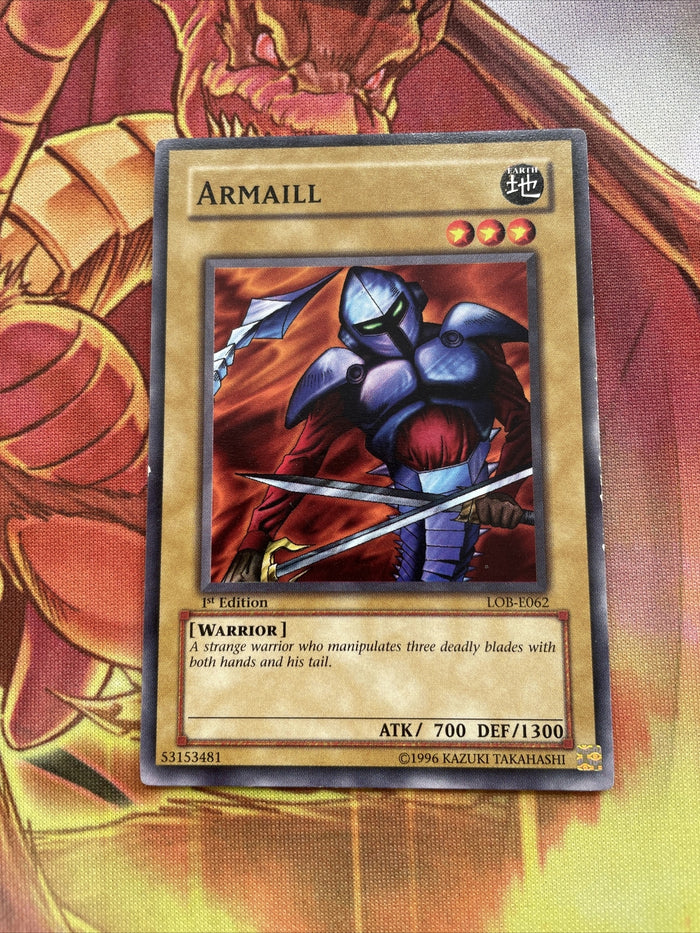 LOB-E062 YuGiOh Armaill 1st Edition