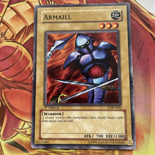 LOB-E062 YuGiOh Armaill 1st Edition