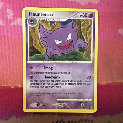 Pokemon Card Haunter Stormfront Uncommon 40/100 NM