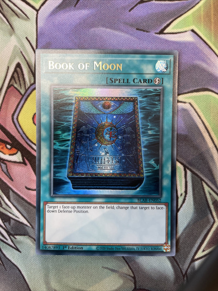 BLAR-EN052 Book Of Moon Ultra Rare 1st Edition NM Yugioh Card