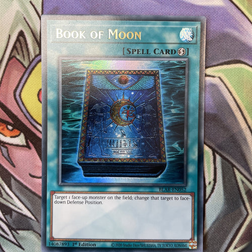 BLAR-EN052 Book Of Moon Ultra Rare 1st Edition NM Yugioh Card
