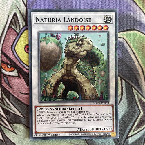 HAC1-EN123 Naturia Landoise Duel Terminal FOIL Common 1st Edition NM Yugioh Card