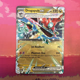 Pokemon Card Dragapult ex 130/167 Double Rare Temporal Forces Near Mint