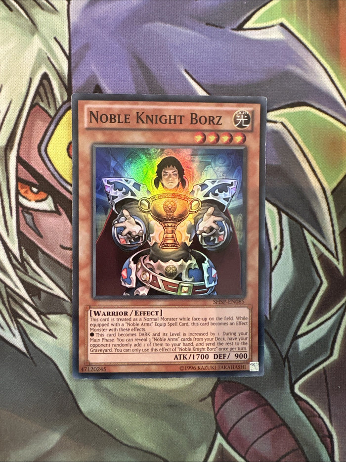 SHSP-EN085 Noble Knight Borz Super Rare Unlimited Edition NM Yugioh Card
