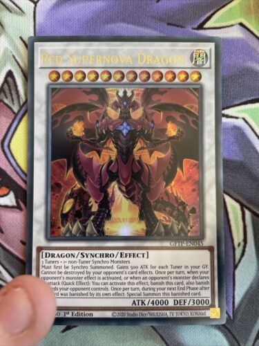 GFTP-EN045 Red Supernova Dragon Ultra Rare 1st Edition NM Yugioh Card