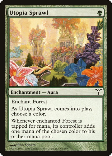 Utopia Sprawl - Dissenssion Excellent Magic MTG