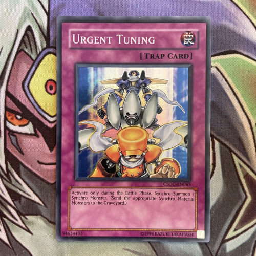 CSOC-EN065 Urgent Tuning Super Rare Unlimited Edition NM Yugioh Card