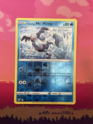 Pokemon Card Mr. Rime Darkness Ablaze Reverse Holo 035/189 NM