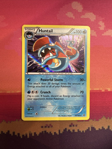 Pokemon Card Huntail Primal Clash Rare 50/160 Near Mint
