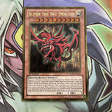 PGLD-EN032 Slifer The Sky Dragon Gold Secret Rare 1st Edition NM Yugioh Card