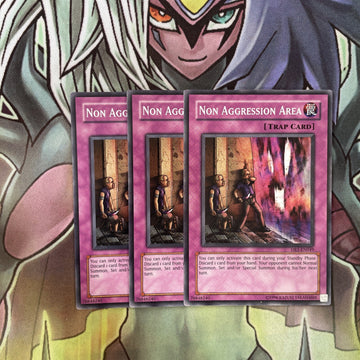 DR1-EN049 x3 Non Aggression Area Common Excellent Condition Yugioh