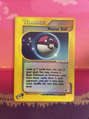 Pokemon Card Master Ball Expedition Reverse Holo 143/165 NM