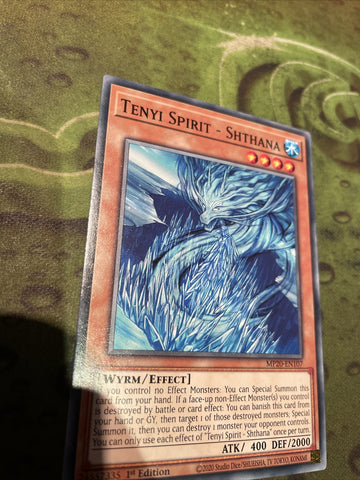 MP20-EN107 Tenyi Spirit - Shthana | 1st Edition Common YuGiOh Trading Card Game (back)
