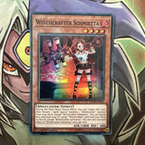 INCH-EN016 Witchcrafter Schmietta Super Rare Unlimited Edition NM Yugioh Card