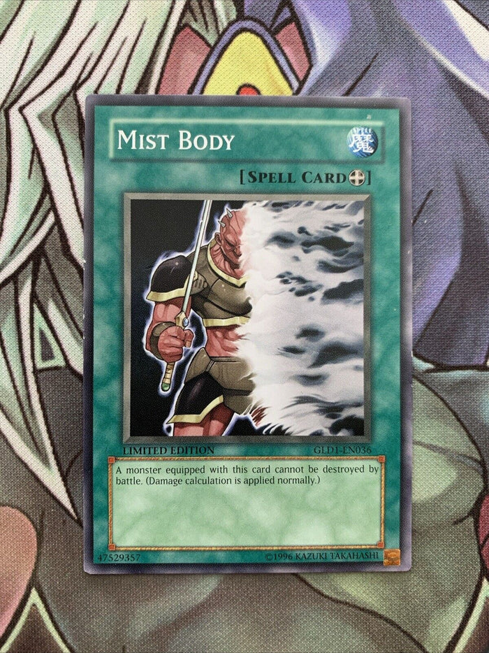 GLD1-EN036 Mist Body Common Limited Edition NM Yugioh Card