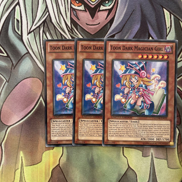 GLD4-EN015 x3 Toon Dark Magician Girl Common Excellent Condition Yugioh