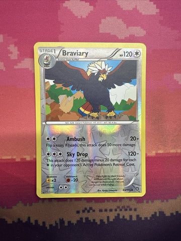 Pokemon Card Brivary Steam Siege Reverse Holo Uncommon 93/114 Near Mint