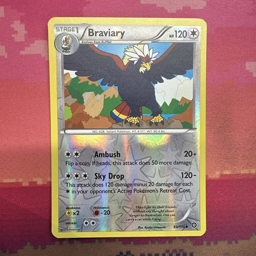 Pokemon Card Brivary Steam Siege Reverse Holo Uncommon 93/114 Near Mint