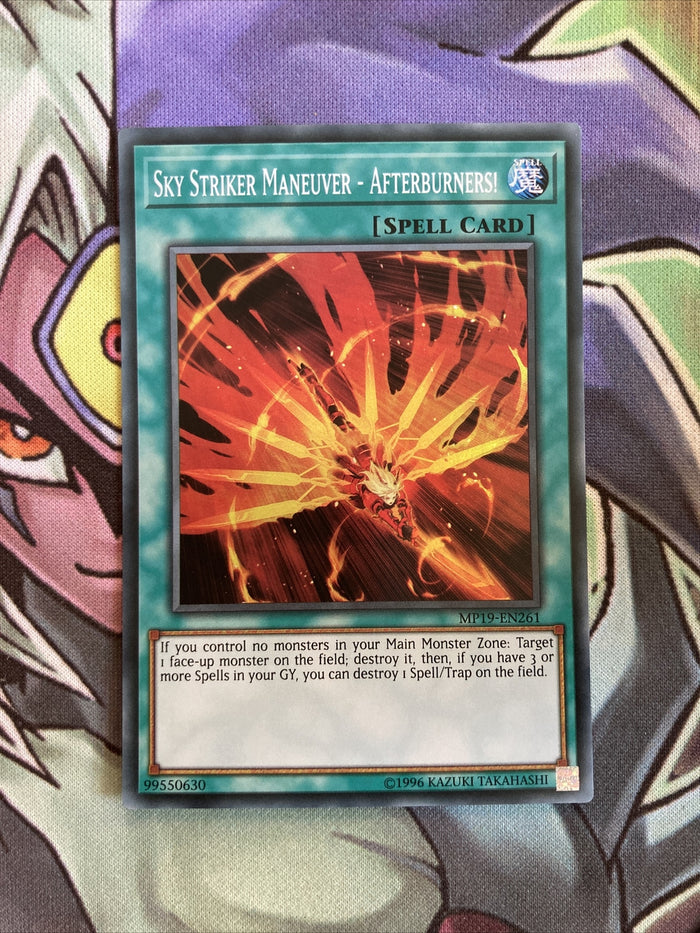 MP19-EN261 Sky Striker Maneuver - Afterburners Super UNL Edition NM Yugioh Card