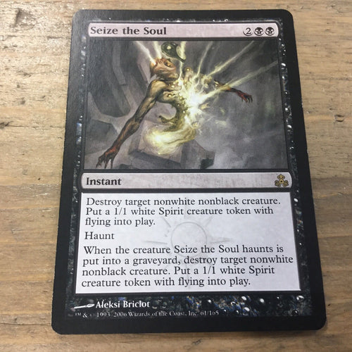Seize The Soul - Guildpact Excellent Magic MTG