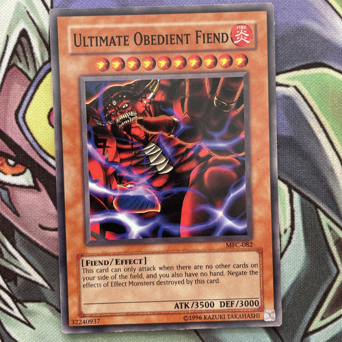 MFC-082 Ultimate Obedient Fiend Common Unlim Edition NM Yugioh