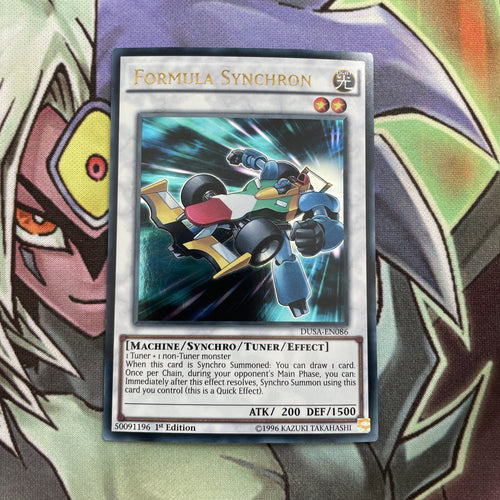 DUSA-EN086 Formula Synchron Ultra Rare 1st Edition NM Yugioh Card
