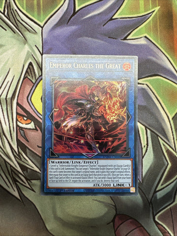 DUNE-EN048 Emperor Charles The Great Ultra Rare 1st Edition NM Yugioh Card