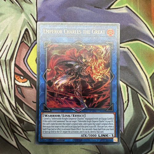 DUNE-EN048 Emperor Charles The Great Ultra Rare 1st Edition NM Yugioh Card