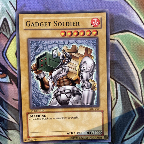 LON-010 Gadget Soldier Common 1st Edition NM Yugioh Card