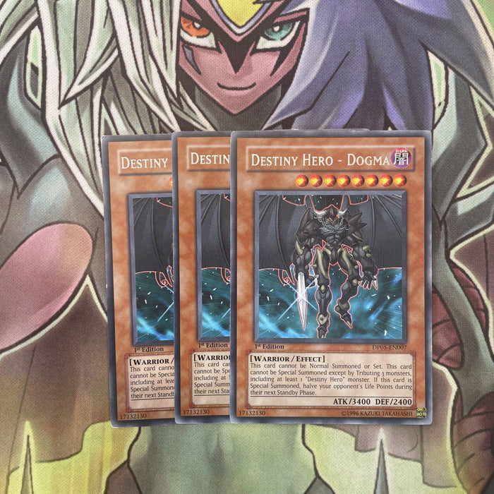 DP05-EN007 x3 Destiny Hero - Dogma Rare Excellent Condition Yugioh
