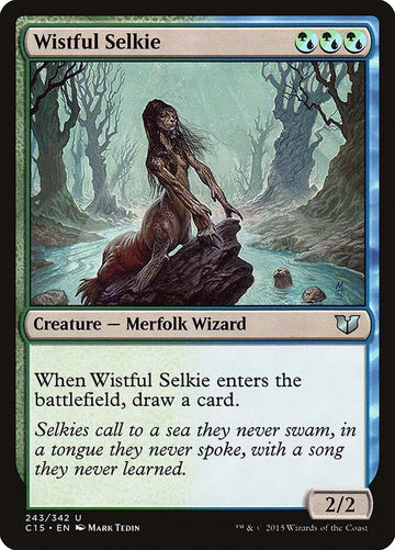 Wistful Selkie - Commander 2015 Excellent Magic MTG