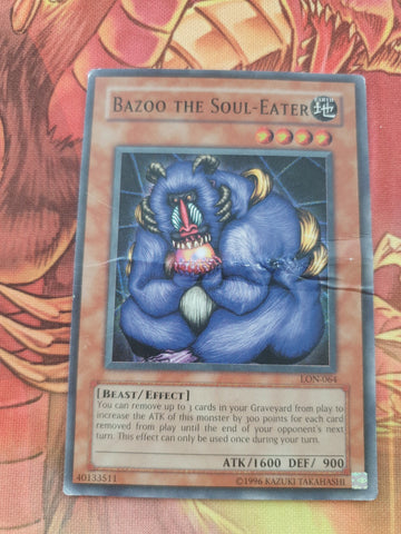 LON-064 Bazoo the Soul - Eater Super Rare YuGiOh Card