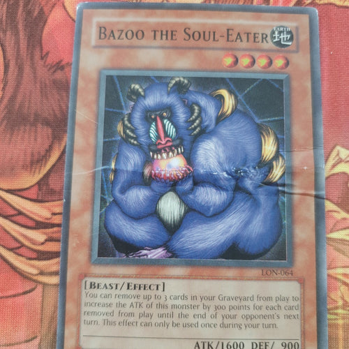LON-064 Bazoo the Soul - Eater Super Rare YuGiOh Card