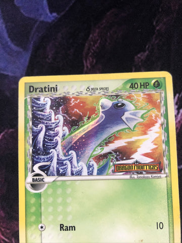 Pokemon Card Dratini EX Delta Species Reverse Holo Excellent Condition (back)