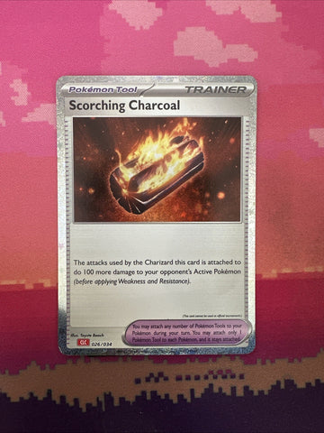 Pokemon Card Scorching Charcoal 026/034 Holo Classic Collection NM