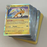 50 Pokemon Cards Bundle Joblot - All Rares, Holos & Reverse - NO COMMONS - Shiny