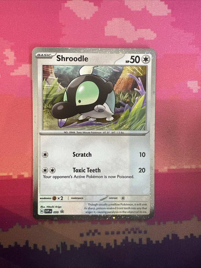 Pokemon Card Shroodle Black Star Promo 099 NM